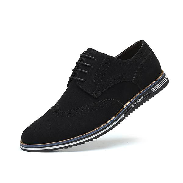 MEN'S BROGUE SUEDE LOW-TOP CASUAL SHOES 09774572S