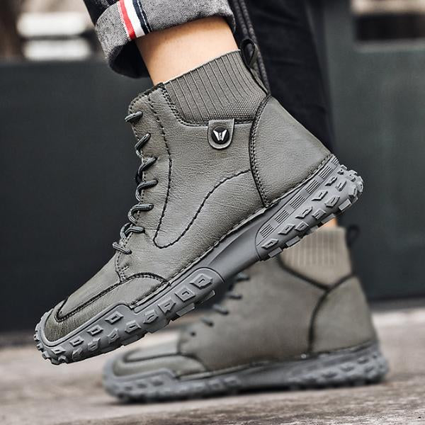 MEN'S CASUAL OUTDOOR HIGH-TOP LACE-UP SHOES 27392784S