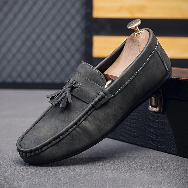 MEN'S SLIP-ON DRIVING SHOES WITH TASSELS 79810555S