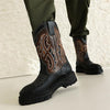 MEN'S RETRO EMBROIDERED DENIM BOOTS 15931555YL