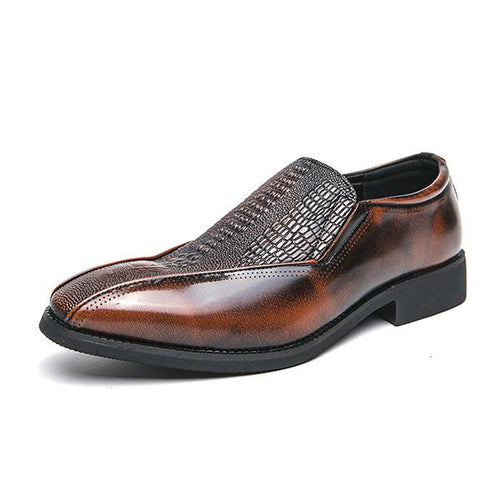 MEN'S STYLISH SLIP-ON POINTED TOE DRESS SHOES 26868352S