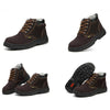 MEN'S CASUAL LACE-UP NON-SLIP WEAR-RESISTANT WORK BOOTS 86853496S