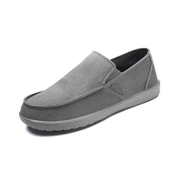 MEN'S LIGHTWEIGHT SLIP-ON BREATHABLE CANVAS SHOES 15925089S