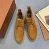 MEN'S CASUAL SUEDE LACE-UP FLAT DESERT BOOTS 98889178S