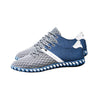 MEN'S LACE-UP MESH CONTRAST COLOR CASUAL SHOES 51544455S