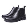 MEN'S CASUAL BRAIDED TEXTURED CHELSEA BOOTS 77054737S