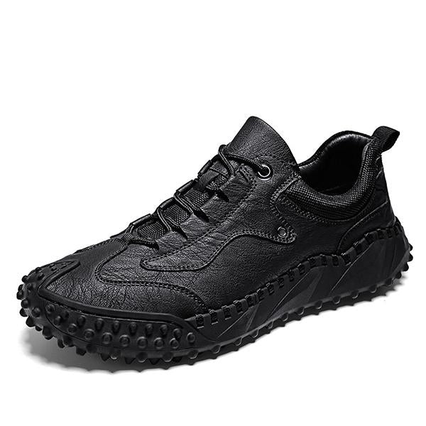 MEN'S LACE UP RETRO CASUAL LEATHER SHOES 15112900YL