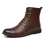 MEN'S POINTED RETRO LACE UP BOOTS 90169516YL