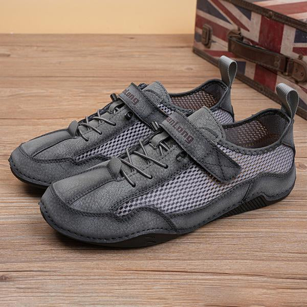 MEN'S CASUAL BREATHABLE VELCRO DRIVING SHOES 11254039S