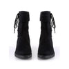 MEN'S SIDE LACE-UP ROUND TOE PLATFORM BOOTS 48951503YL