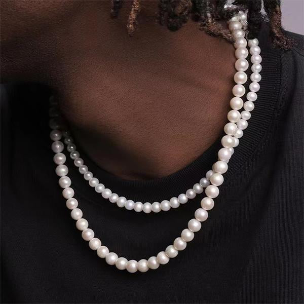 MEN'S PEARL NECKLACE 73058814YL