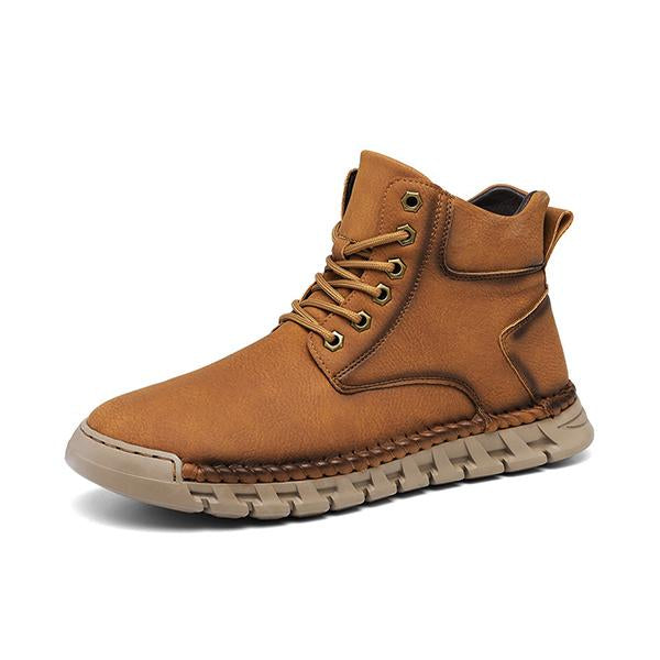 MEN'S HIGH TOP RETRO LACE UP BOOTS 00801716YL