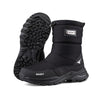 MEN'S BLACK OUTDOOR WATERPROOF COMFORTABLE FAUX FUR BOOTS 26348805YL