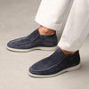 MEN'S CASUAL LIGHTWEIGHT FLAT SUEDE LOAFERS 86131946S