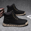 MEN'S CASUAL HIGH TOP HAND-SEWN LACE-UP BOOTS 50140092S