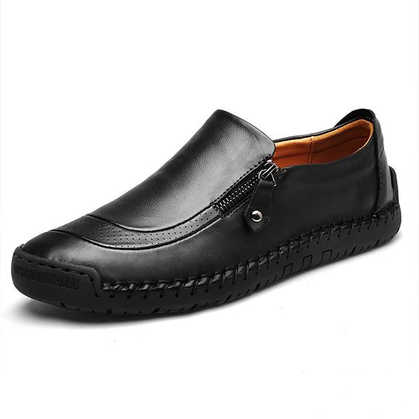 MEN'S SIDE ZIPPER DRIVING SLIP-ON SHOES 29675463S