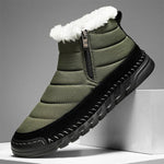 MEN'S THICK AND WARM ZIPPER SNOW BOOTS 83990029YL