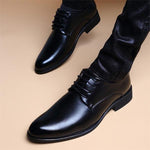 MEN'S DRESS OXFORD SHOES CLASSIC LACE UP FORMAL SHOES 76662748YL