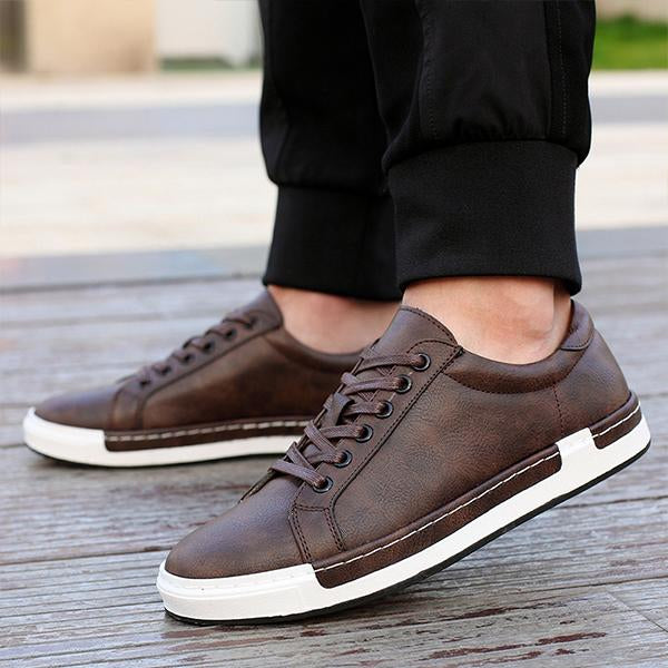 MEN'S LACE-UP DAILY CASUAL SNEAKERS 57855030S