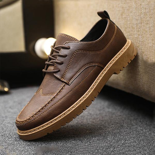 MEN'S BUSINESS LACE-UP ROUND-TOE CASUAL SHOES 01312690S