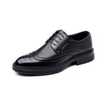 MEN'S BROGUE BREATHABLE HOLLOW DRESS SHOES 22040362S