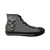 MEN'S HIGH TOP LACE-UP SKULL CANVAS CASUAL SHOES 21222807YL