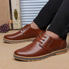 MEN'S LACE-UP BREATHABLE CASUAL BUSINESS SHOES 84632855S