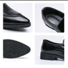 MEN'S POINTED RETRO FORMAL LEATHER SHOES 17712140YL