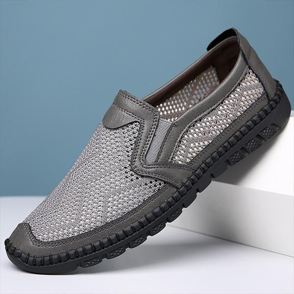 MEN'S MESH SOFT SOLE NON-SLIP CASUAL SLIP-ON SHOES 17634430S