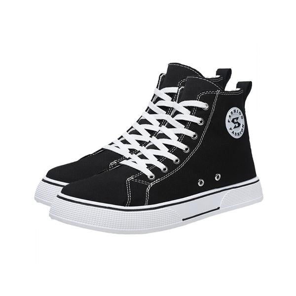 MEN'S VERSATILE CASUAL HIGH-TOP CANVAS SHOES 53949290S