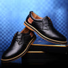 MEN'S CASUAL HAND-STITCHED LACE-UP DRESS SHOES 36734545S