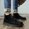 MEN'S CASUAL RETRO LACE-UP MARTIN BOOTS 13857934S