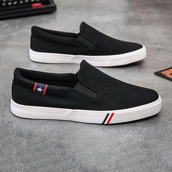 MEN'S CASUAL SLIP-ON CANVAS SHOES 76044450S