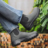 MEN'S CASUAL SLIP-ON ROUND TOE CHELSEA BOOTS 03744690S