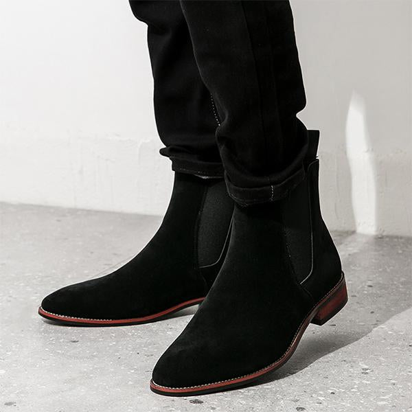 MEN'S BUSINESS SUEDE RETRO CHELSEA BOOTS 88005353S