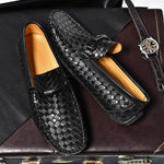 MEN'S CASUAL BRAIDED SLIP-ON LOAFERS 62220294S