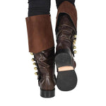 MEN'S VINTAGE BUTTON DETAIL KNEE-HIGH CUFFED BOOTS 66635530S