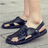 MEN'S CASUAL LEATHER TWO-WEAR SANDALS 87717829YL