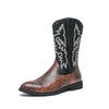 MEN'S RETRO EMBROIDERED KNIGHT BOOTS 69802405YL