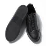 MEN'S BLACK CASUAL SLIP-ON SHOES 16284065S