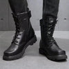 MEN'S STYLISH STEEL TOE HIGH TOP COMBAT BOOTS 41847628S