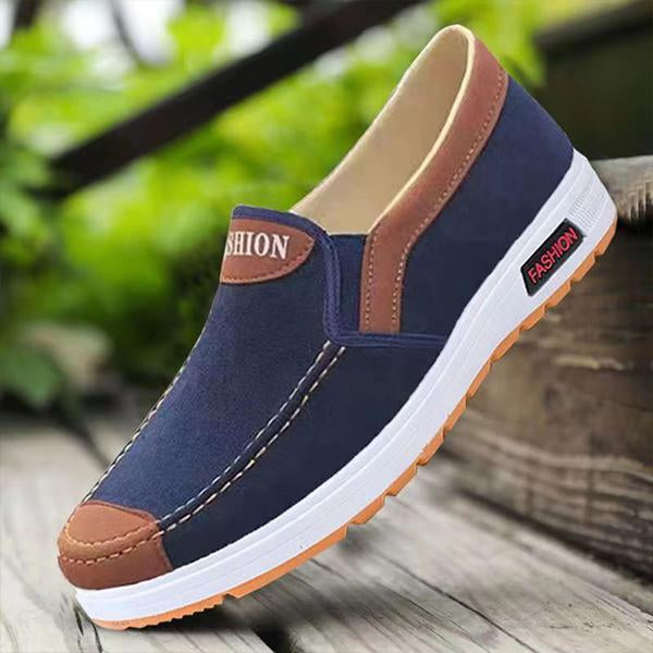 MEN'S SLIP-ON BREATHABLE CASUAL CANVAS SHOES 26324103S