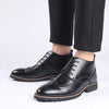 MEN'S VINTAGE BROGUE LACE-UP ANKLE BOOTS 20105136S