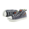 MEN'S CASUAL WASHED DENIM HIGH-TOP CANVAS SHOES 72208681S