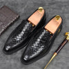 MEN'S VINTAGE WOVEN BUSINESS DRESS SHOES 29515826S