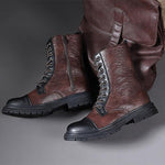 MEN'S RETRO CASUAL LACE UP BOOTS 71899264YL