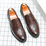 MEN'S RETRO BUSINESS LEATHER SHOES 98205971YL