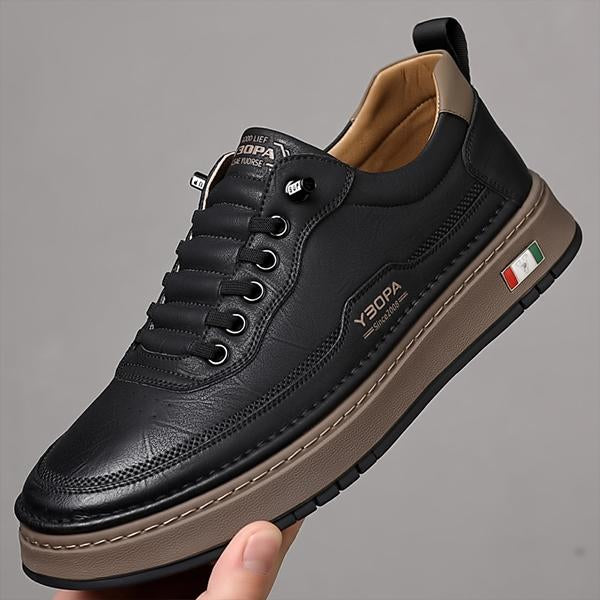 MEN'S CASUAL SIMPLE LACE-UP SNEAKERS 38198829S