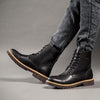 MEN'S FASHION CASUAL OUTDOOR LACE-UP ANKLE BOOTS 72686442S