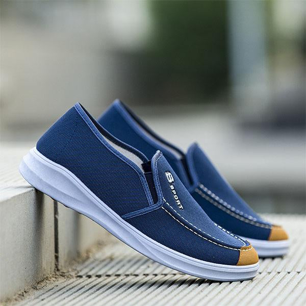 MEN'S CASUAL CANVAS LOAFERS 11382844YL